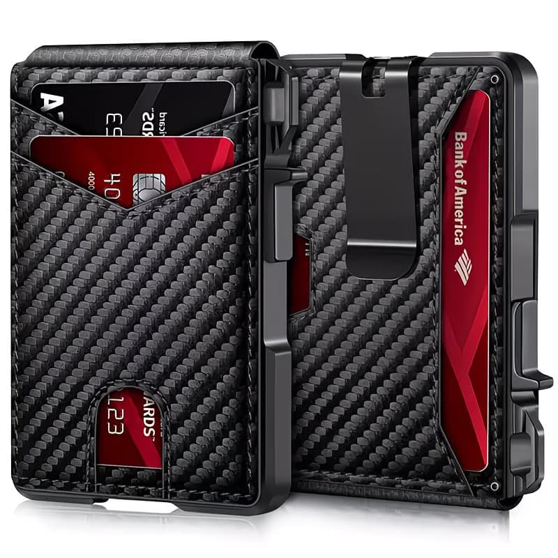 Karbonowy Portfel Męski Carbon Slim RFID