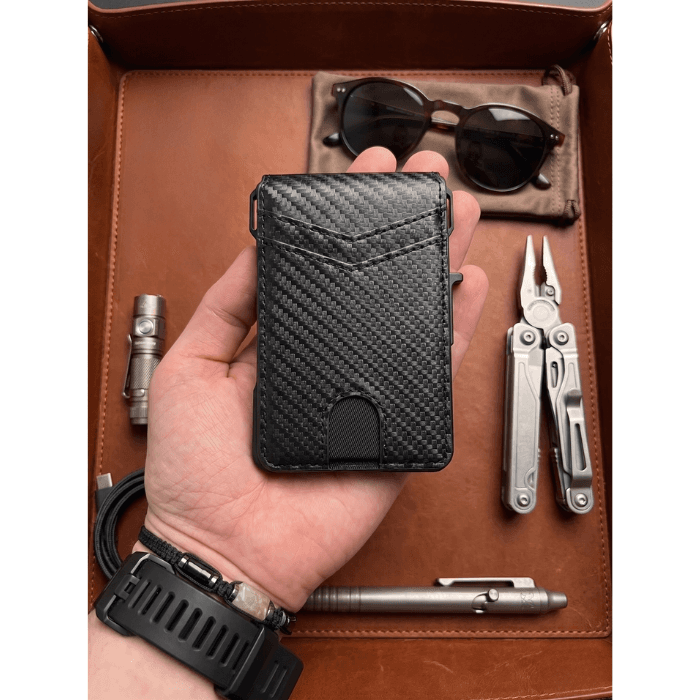 Karbonowy Portfel Męski Carbon Slim RFID