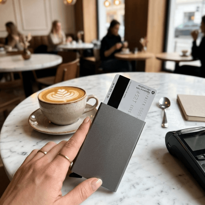 Cienki Portfel Męski Total Slim RFID